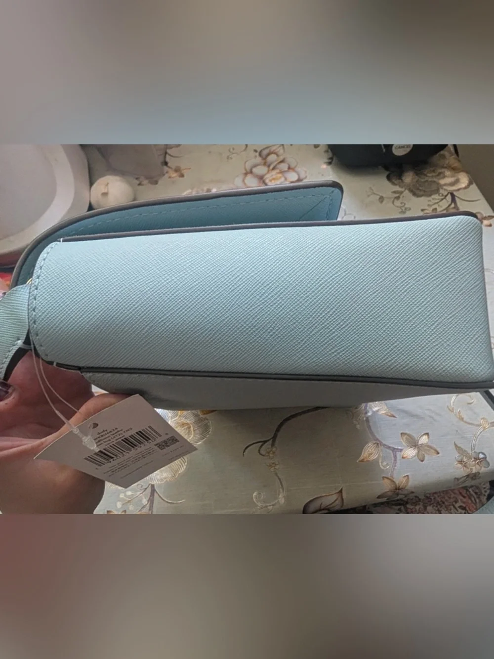 Kate Spade Ocean Fog Pale Blue Cove Street Dody Crossbody Purse